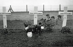 Original gravestones at Limmer cemetery