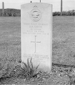 Dennis Smith's grave. Limmer Cemetery, Hanover
