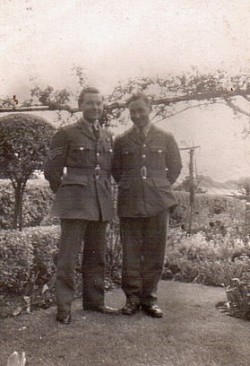 Dennis and Ron Smith in uniform