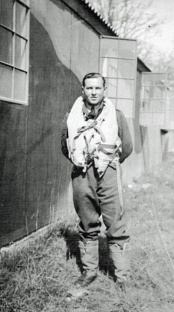 Dennis Smith in flying kit